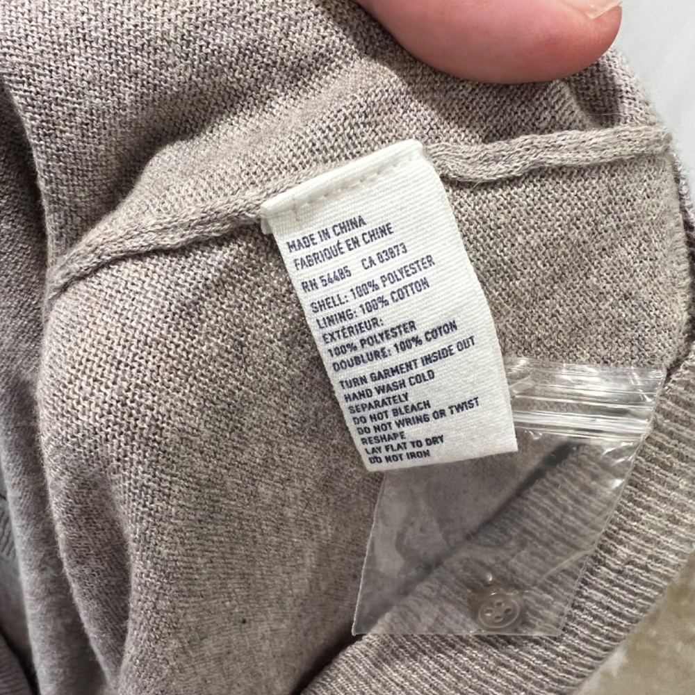 American Eagle Sequined Light Brown Cardigan Size… - image 6